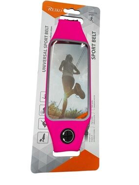 Reiko Universal Sport Running Belt Waist Pack Pink NIP Phone Holder